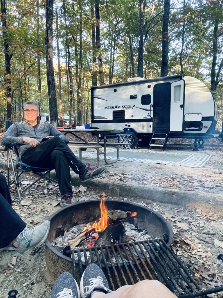 Always good stories and a campfire!